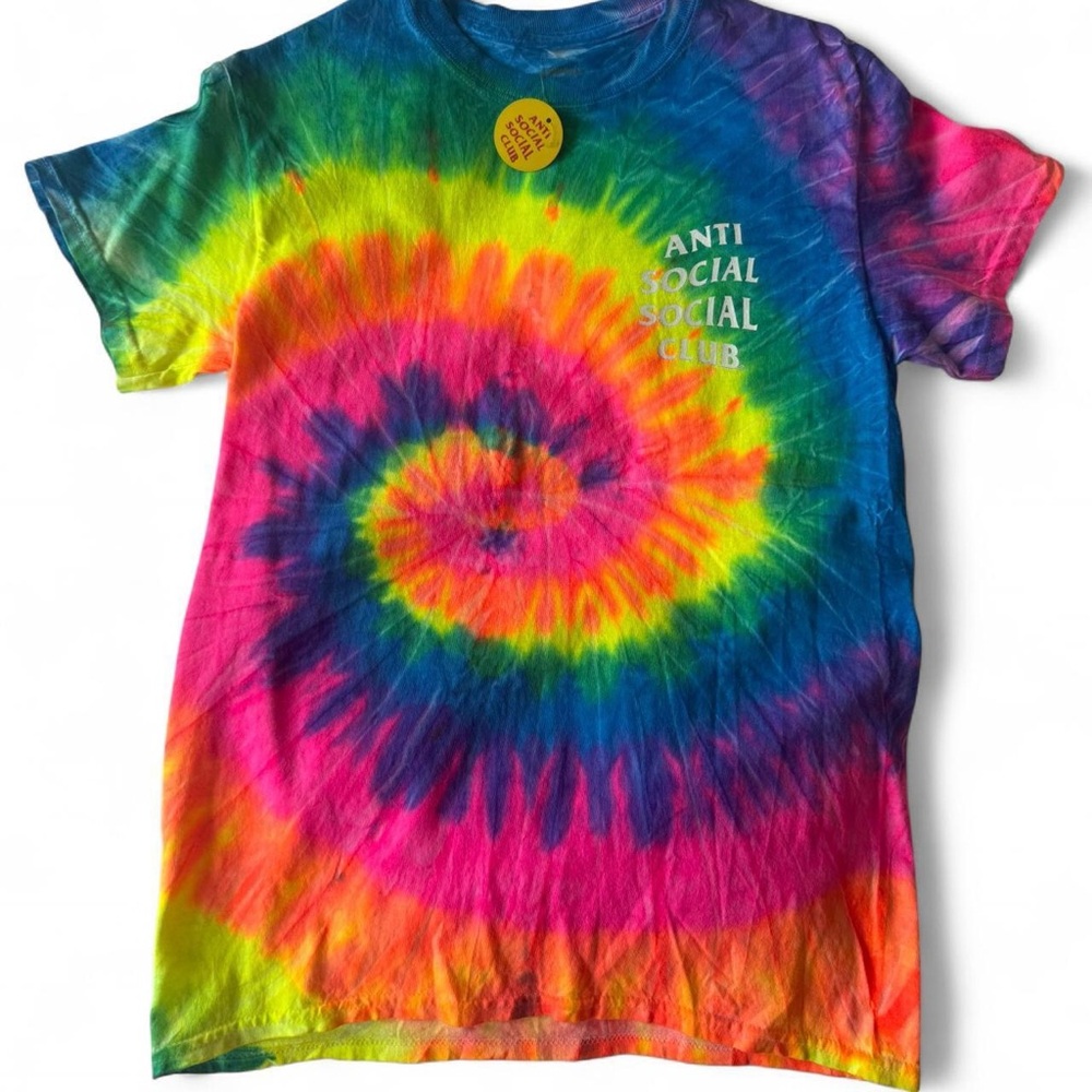 Anti Social Social Club Rainbow Swirl Tee